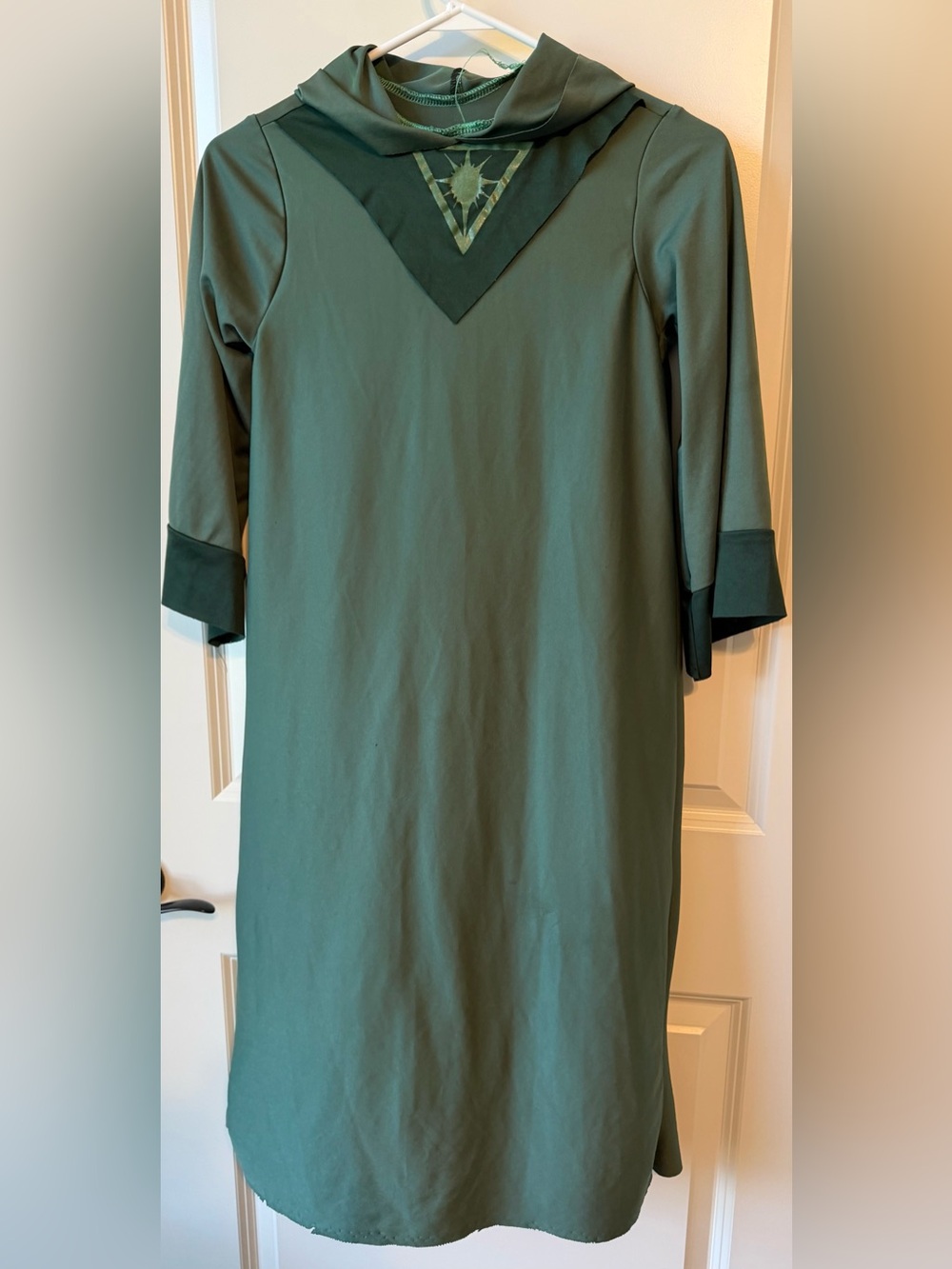 Vintage Rubie's Cosplay Hooded Tunic Halloween Costume Dress – Green Medium